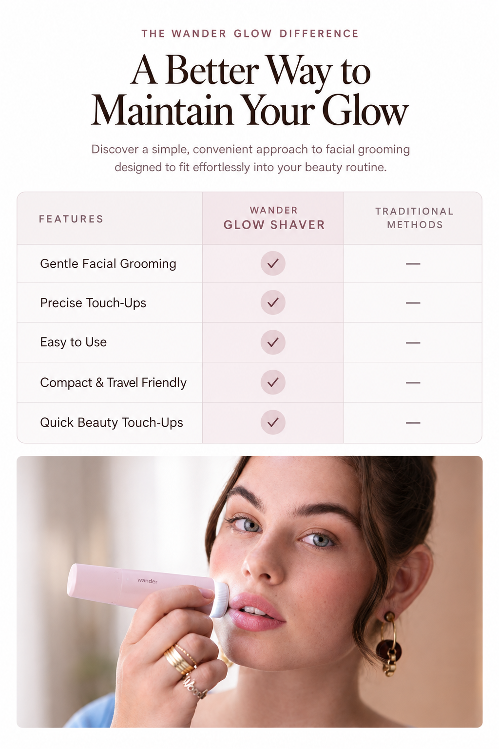 Wander glow Shaver